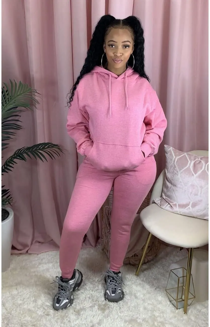 Alunzoem Sweatsuits for Women Set 2 Piece Jogging Outfits Long Sleeve Hoodie Sweatshirt Sweatpants Tracksuit