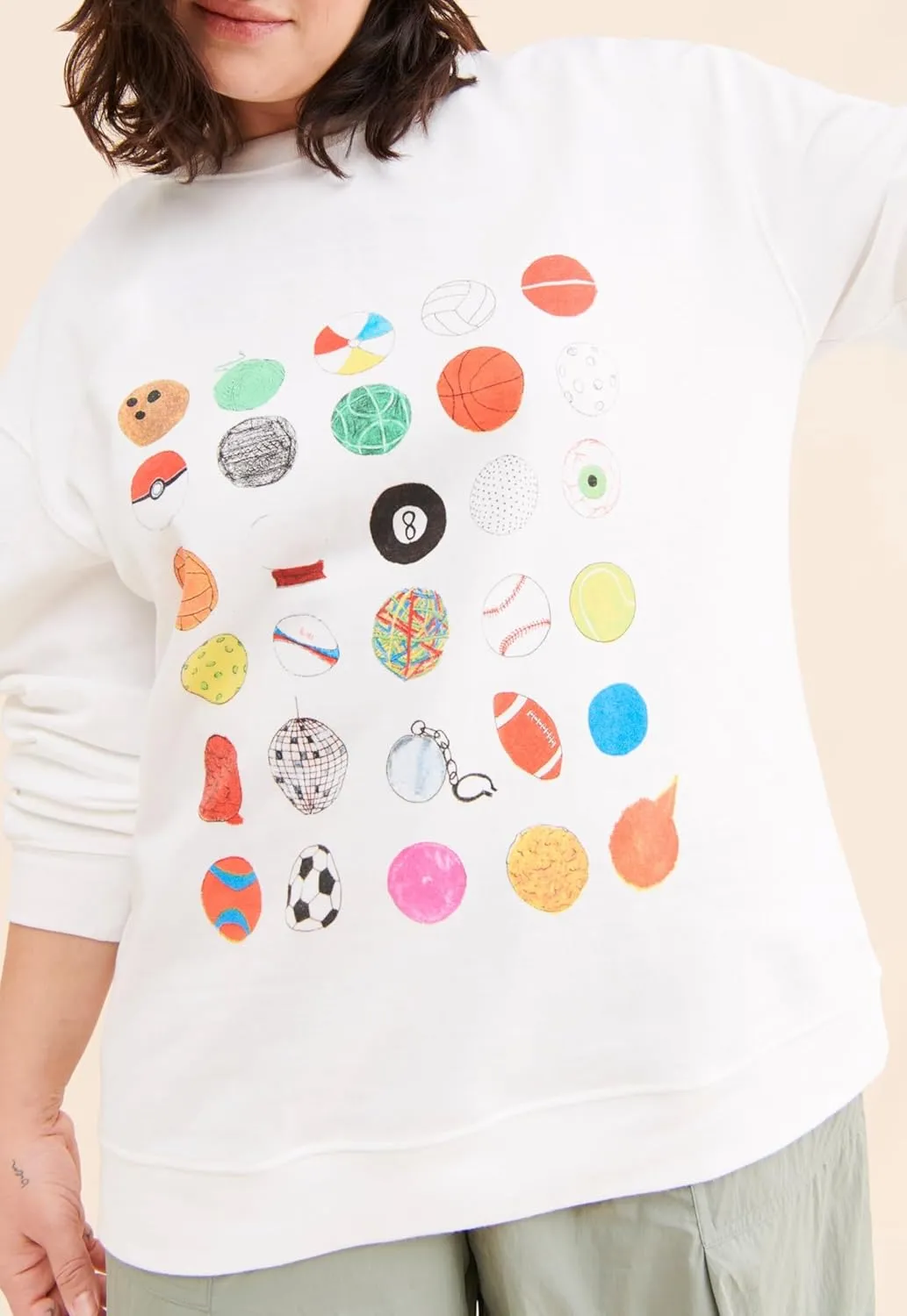 Aonoapll Women Y2k Lobster Sweatshirt Oversized Long Sleeve Graphic Pullover Top Crewneck Cute Print Hoodie