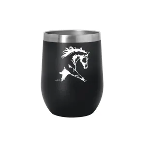 AWST Int'l 12 oz Stainless Steel Wine Tumbler w/ Slide Top Lila Extended