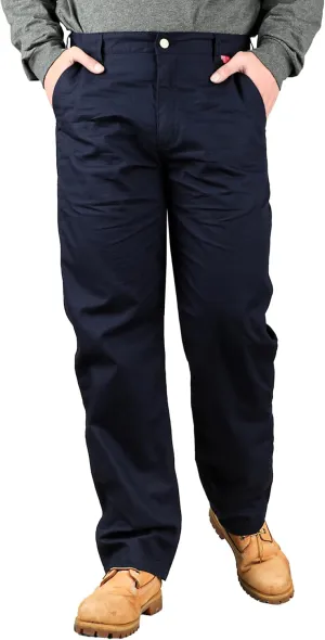 BOCOMAL FR Pants for Men Casual Style Lightweight 100% C Rip Stop Water Repellent Finish Flame Resistant Jeans Relax Fit