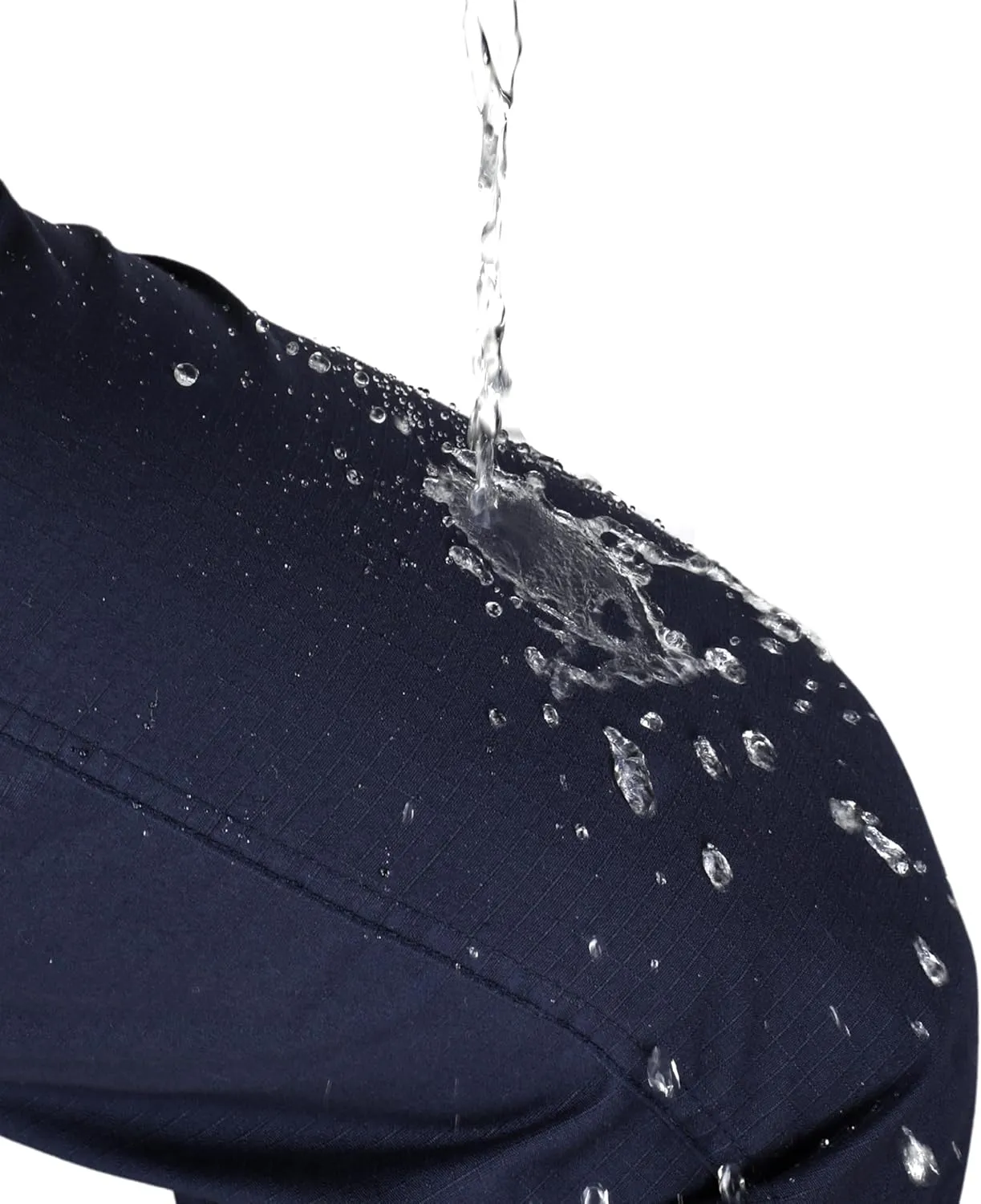 BOCOMAL FR Pants for Men Casual Style Lightweight 100% C Rip Stop Water Repellent Finish Flame Resistant Jeans Relax Fit