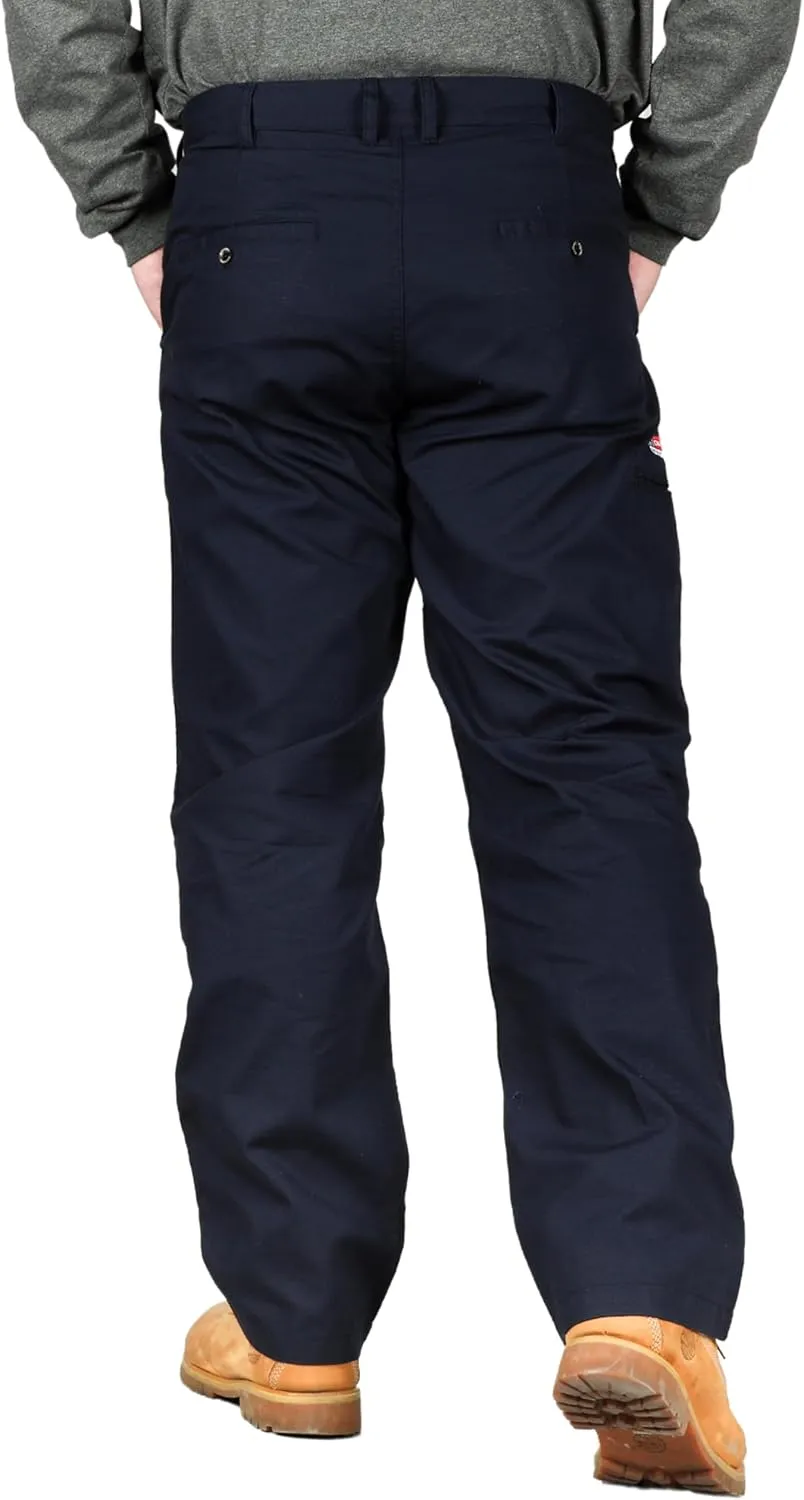 BOCOMAL FR Pants for Men Casual Style Lightweight 100% C Rip Stop Water Repellent Finish Flame Resistant Jeans Relax Fit