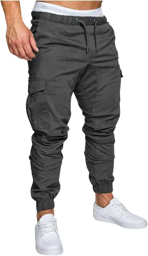 Cargo Pants for Men Tactical Pants Casual Hiking Pants Flex Warm Cotton Cargo Pants Workout Joggers with Pockets