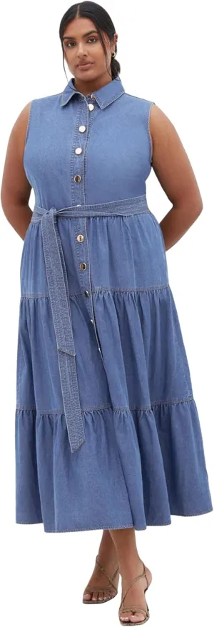 City Chic Women's Maxi Dress-Raya