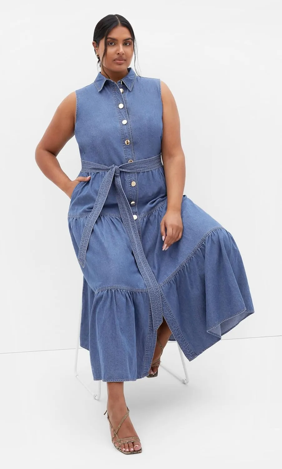 City Chic Women's Maxi Dress-Raya