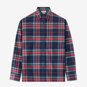 College Days Long Sleeve Plaid Shirt - Red Green