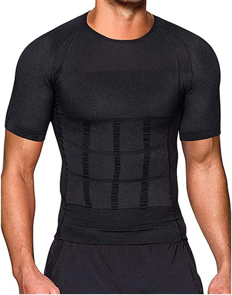 Compression Tops Posture Corrector Corset Men Body Toning Abdomen Slimming Underwear Shaper Vest