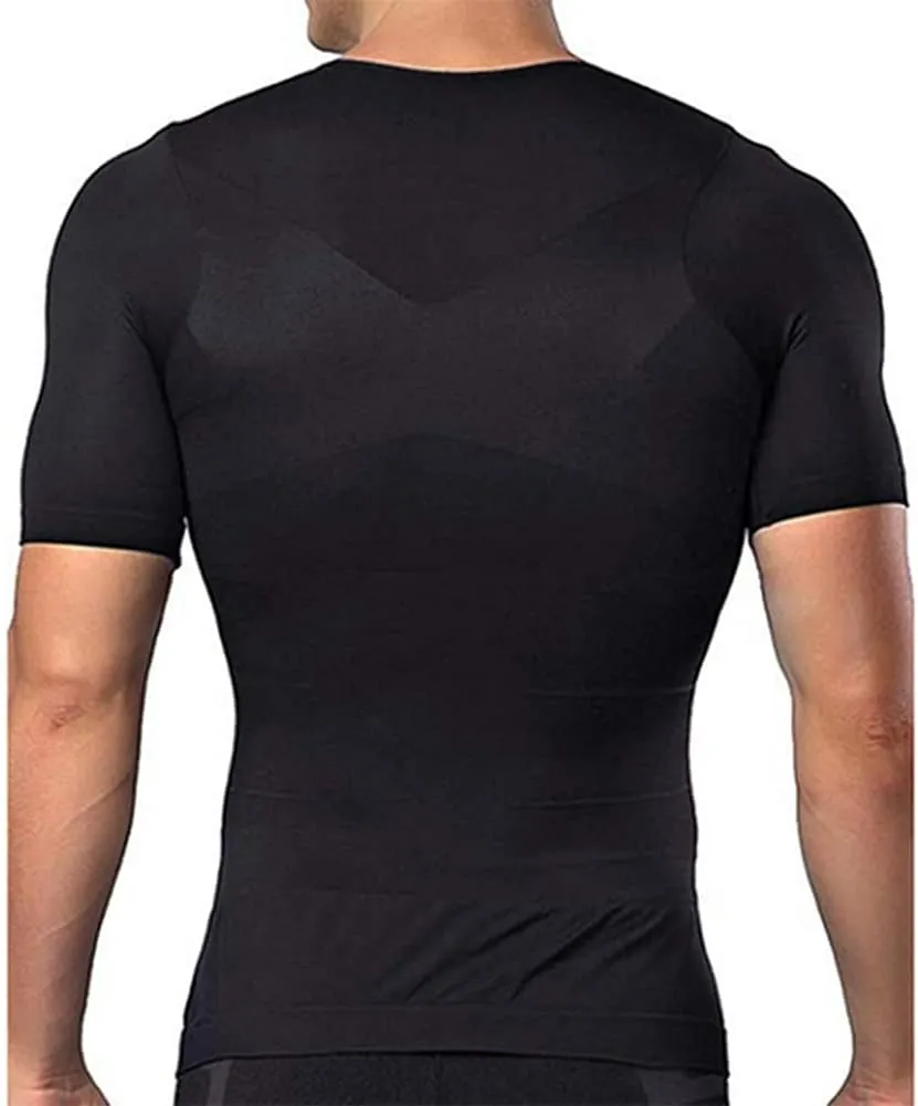 Compression Tops Posture Corrector Corset Men Body Toning Abdomen Slimming Underwear Shaper Vest
