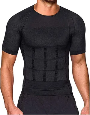 Compression Tops Posture Corrector Corset Men Body Toning Abdomen Slimming Underwear Shaper Vest