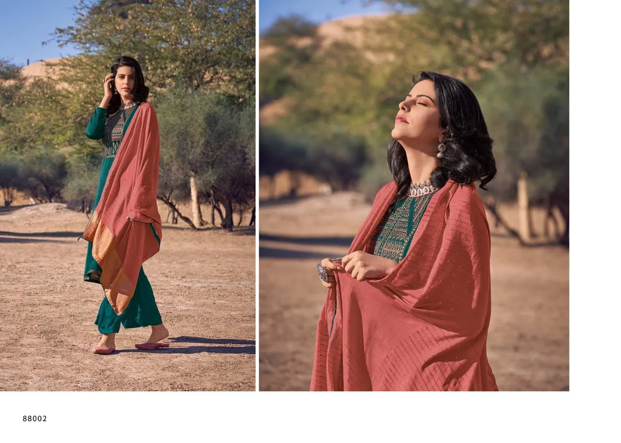 Deepsy Suits Bailey Mini Silk With Self Embroidery Work Casual Wear Collection