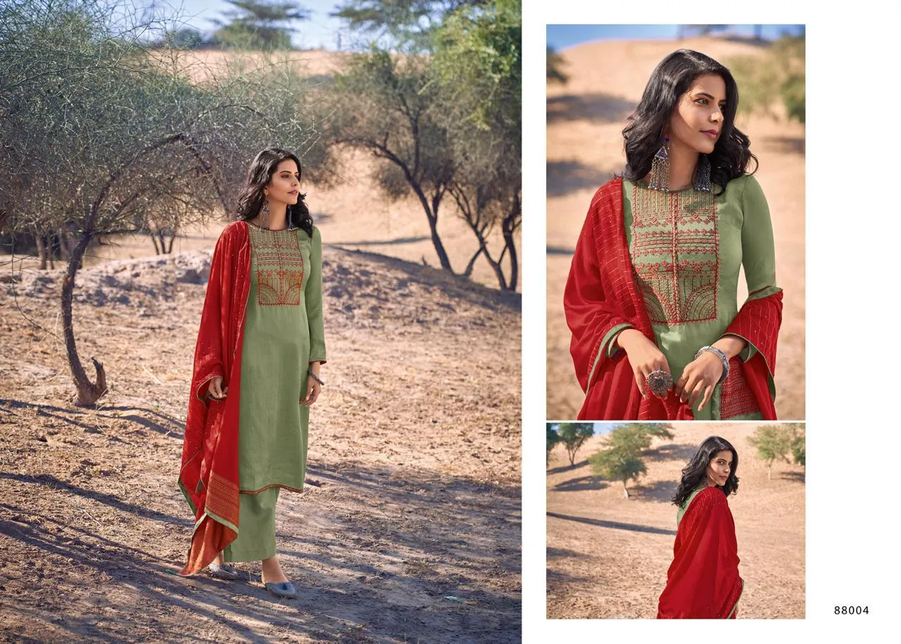 Deepsy Suits Bailey Mini Silk With Self Embroidery Work Casual Wear Collection