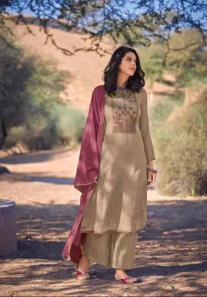 Deepsy Suits Bailey Mini Silk With Self Embroidery Work Casual Wear Collection