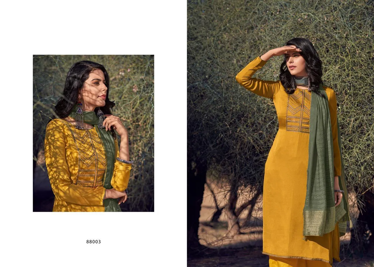 Deepsy Suits Bailey Mini Silk With Self Embroidery Work Casual Wear Collection
