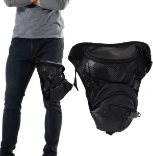 Drop Leg Bag for Women Men  Multifunctional Drop Leg Satchel for Bike, Travel & Hiking | Black, 32x28cm, 405g
