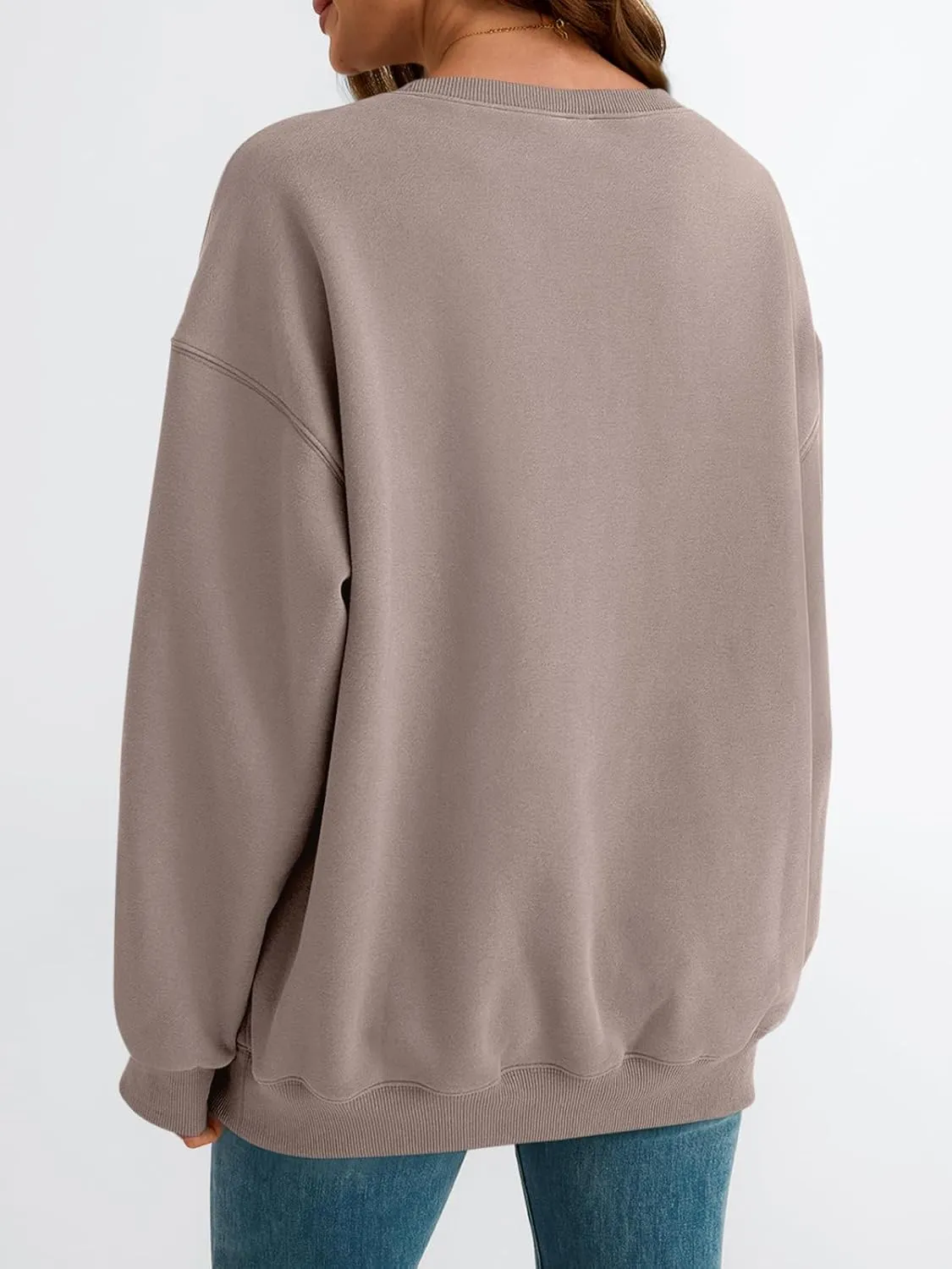 EFAN Womens Oversized Sweatshirts Crewneck y2k Hoodies Fall Fashion Outfits Teen Girls Cute Sweater 2025 Winter Clothes