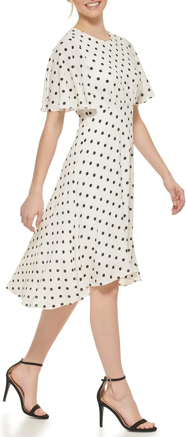 Eliza J Women's Flutter Sleeve Cocktail Or Party Dress