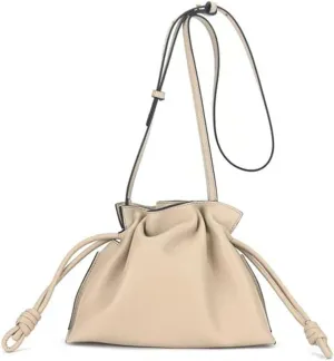 Genuine leather shoulder bag for women,fashion cloud purse,drawstring bucket crossbody-bag,handbag