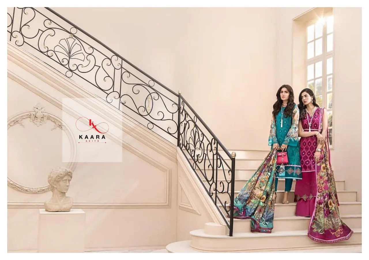 Kaara Suits Mahe Noor Pakistani Cotton Collection Suits