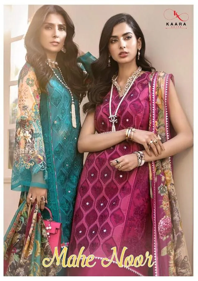 Kaara Suits Mahe Noor Pakistani Cotton Collection Suits