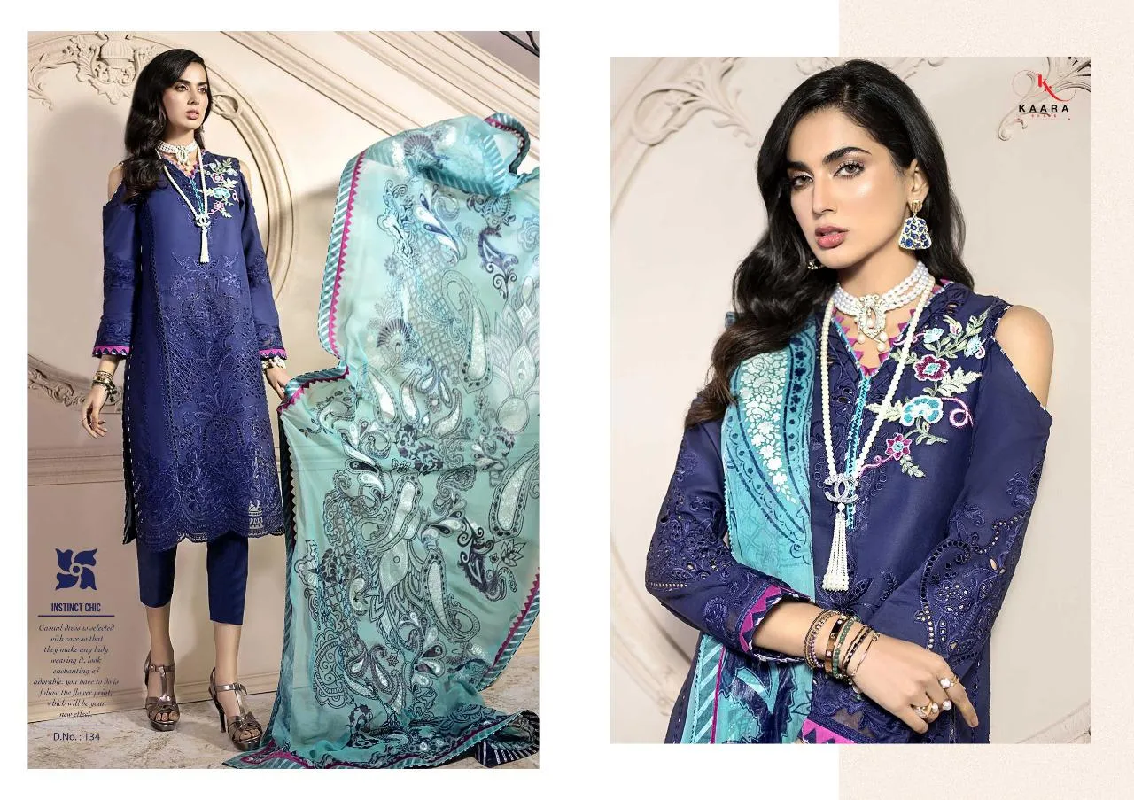 Kaara Suits Mahe Noor Pakistani Cotton Collection Suits