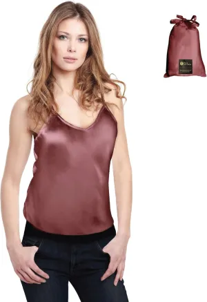 Luxury Artisan Silk Camisole for Women, Pure Mulberry Silk Cami, Silk Tops