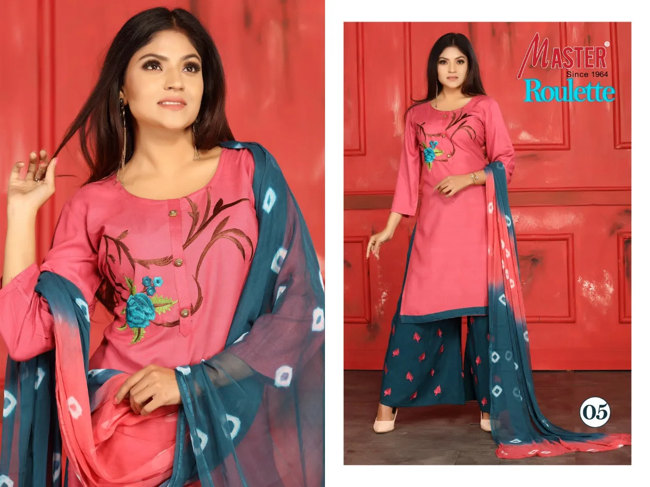 MASTER PRESENTS ROULETTE DAILYWEAR RAYON DRESS MATERIAL COLLECTION