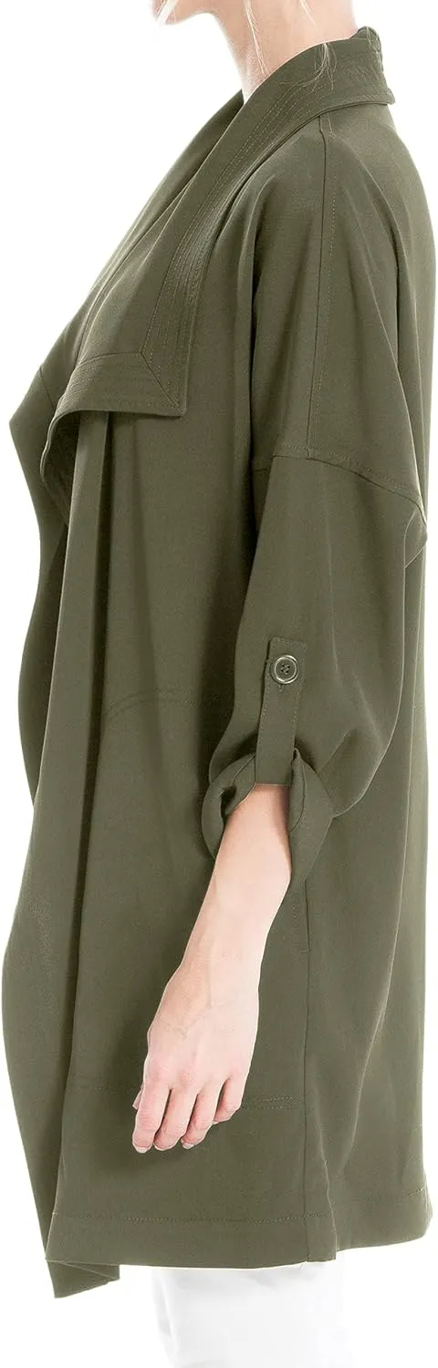 Max Studio Women's Twill Long Coat