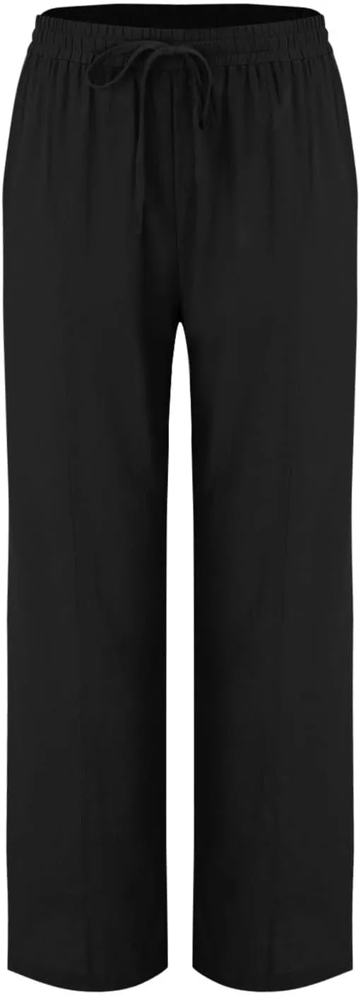 MINTLIMIT Women Linen Palazzo Pants Summer High Waist Beach Lounge Pant Casual Wide Leg Trousers with Pockets