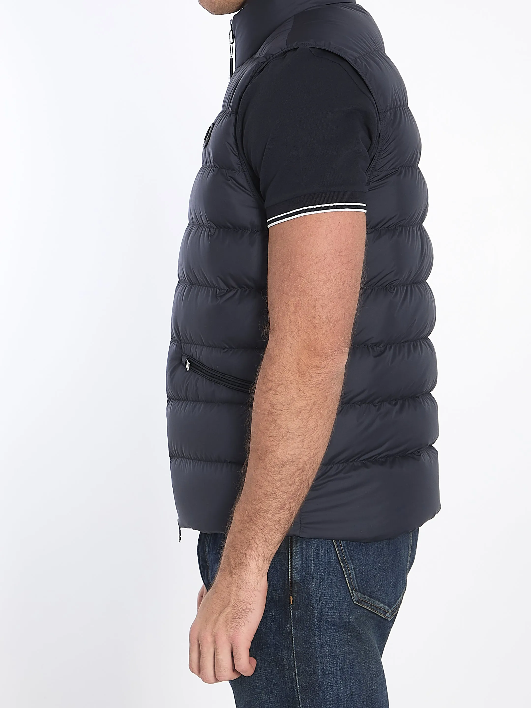 Moncler Vest Padded With Lechtal Down