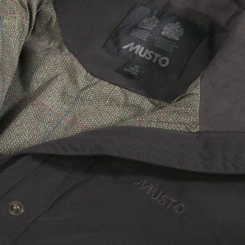 Musto Burnham BR1 Waterproof Ladies Jacket - Liquorice