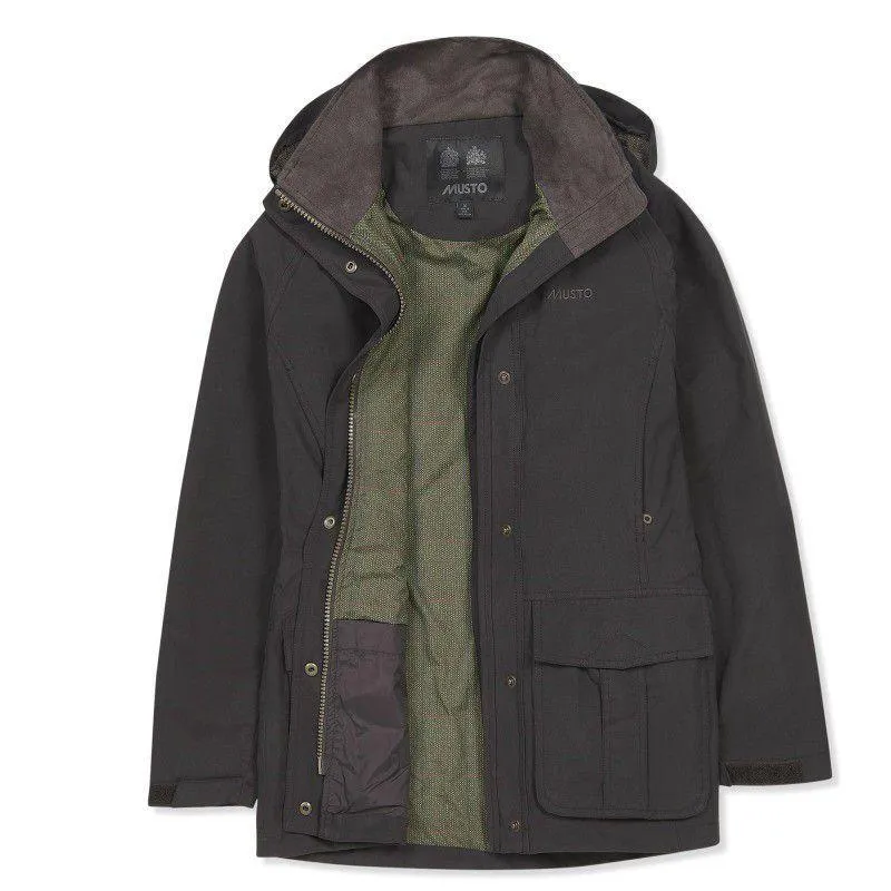 Musto Burnham BR1 Waterproof Ladies Jacket - Liquorice