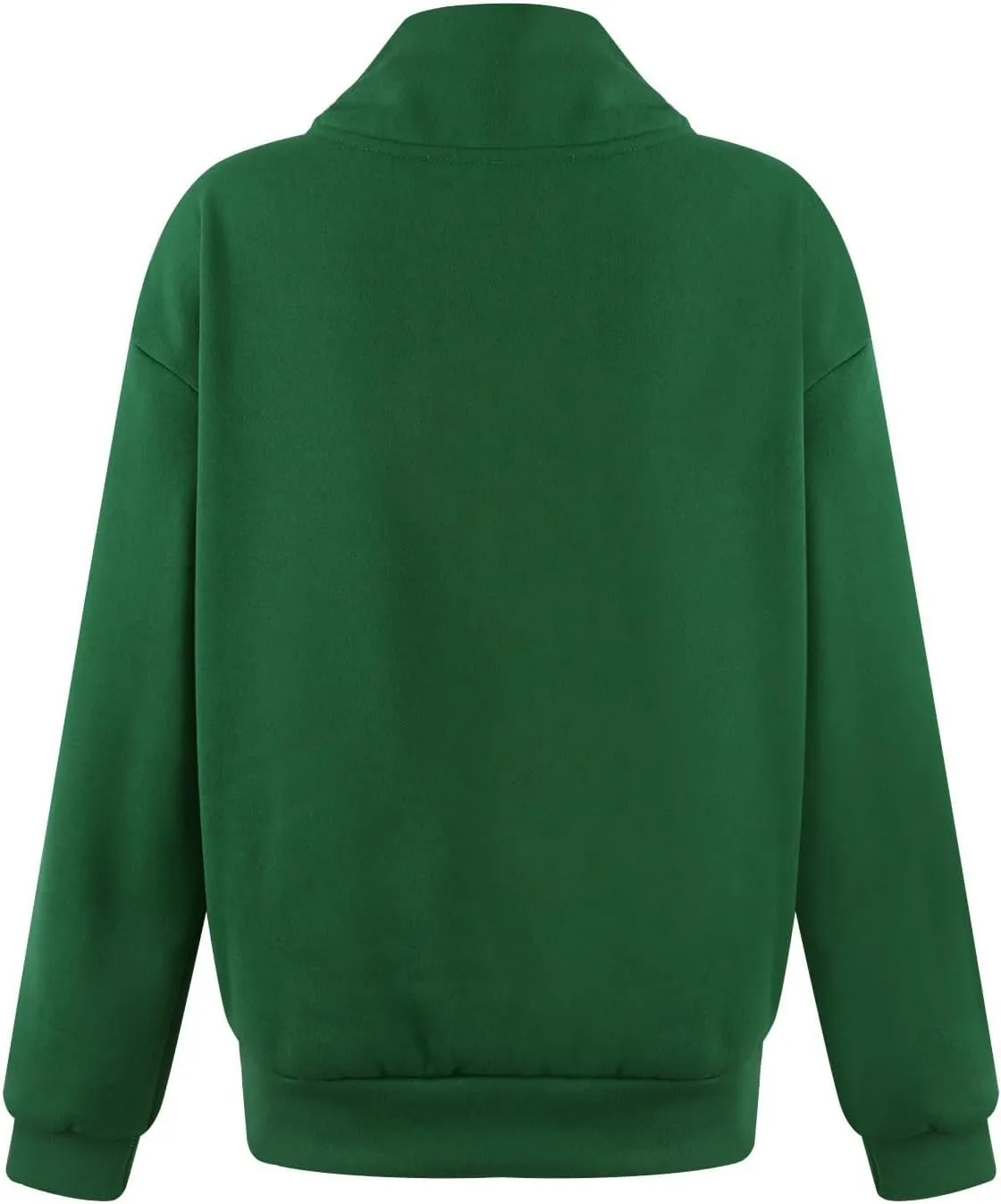 Quarter Zip Pullover Women Fleece Fall Oversized Sweatshirts Long Sleeve Casual Pullover Sweater Winter Clothes 2024