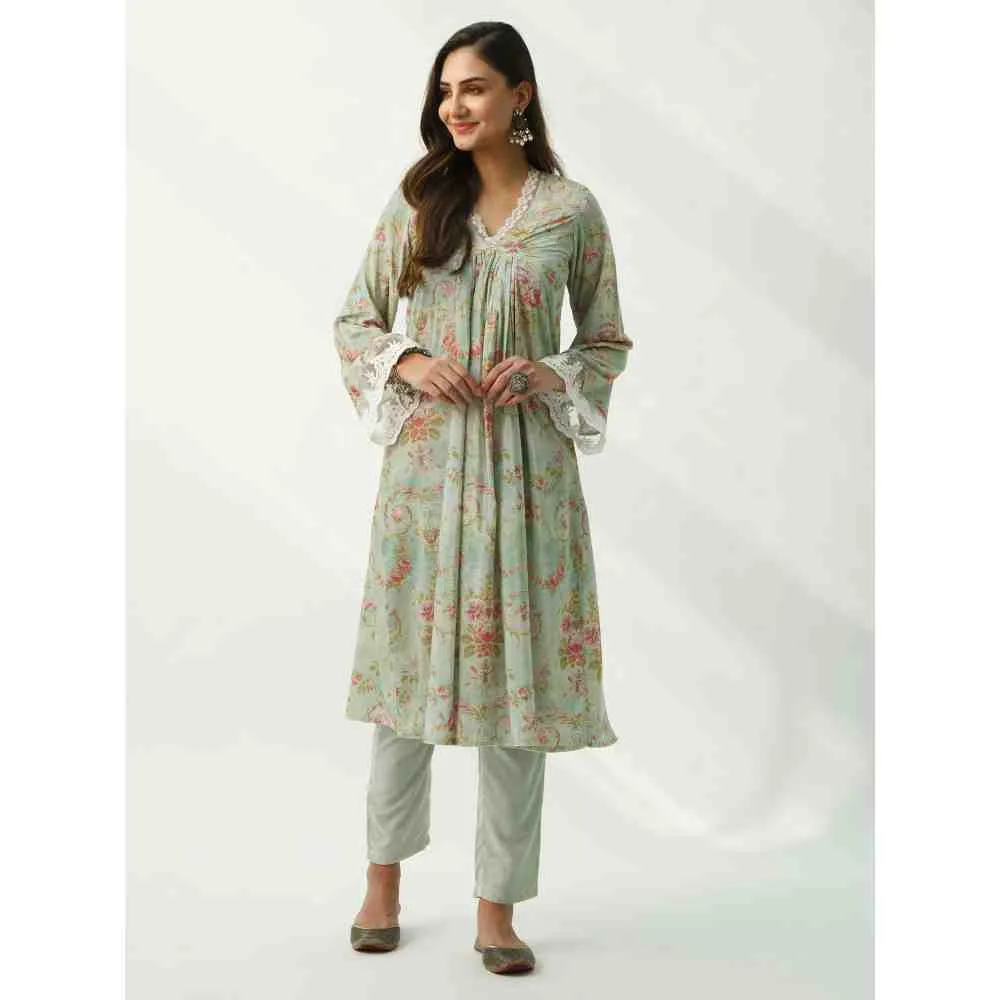 Roze Fiza Velvet (Set Of 2)