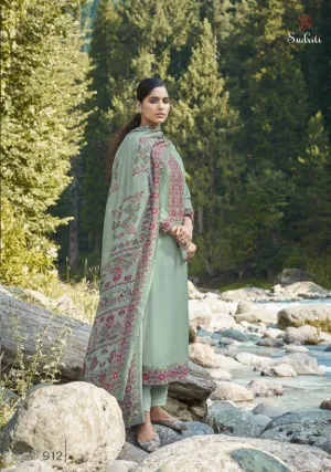 Sahiba Sudriti Presents Kasuti Pashmina Printed Fancy Designer Salwar Kameez
