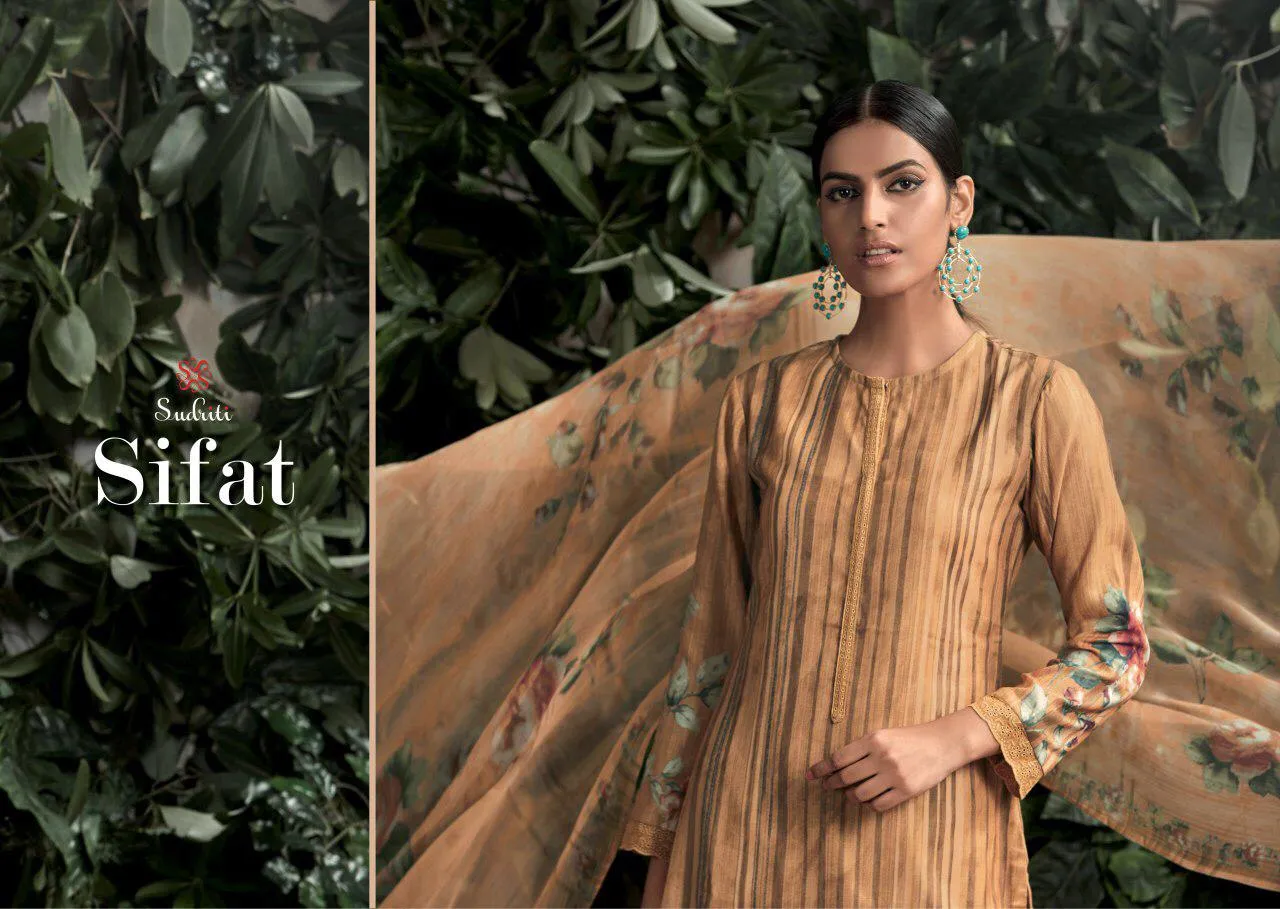 Sahiba Sudriti Presents Sifat Pure Pashmina Printed Fancy designer Salwar Kameez