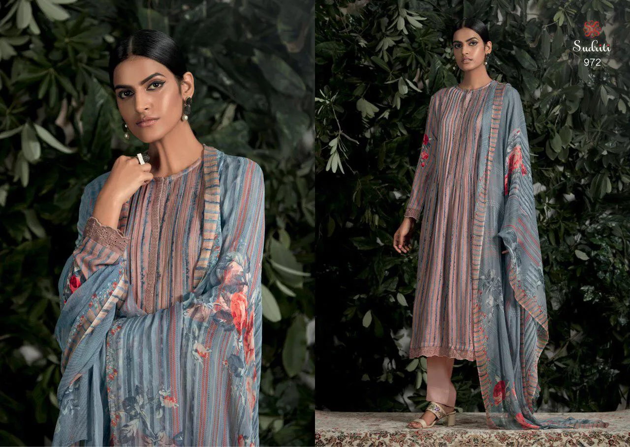 Sahiba Sudriti Presents Sifat Pure Pashmina Printed Fancy designer Salwar Kameez