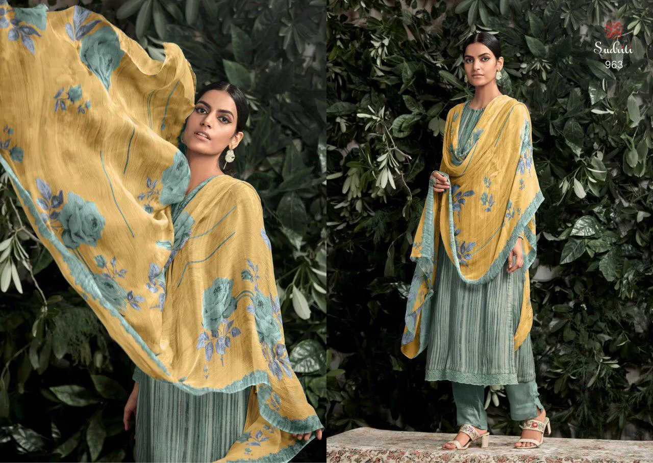 Sahiba Sudriti Presents Sifat Pure Pashmina Printed Fancy designer Salwar Kameez