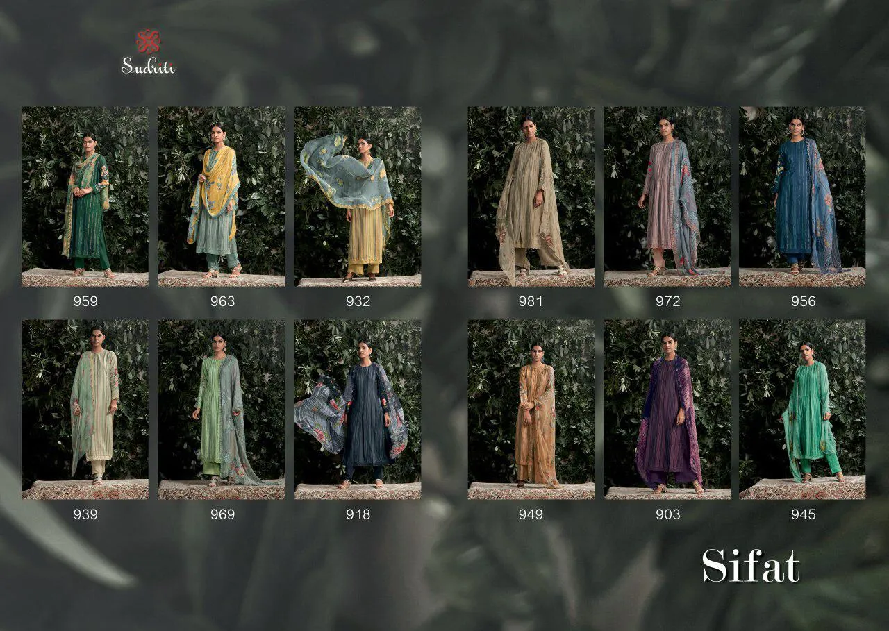 Sahiba Sudriti Presents Sifat Pure Pashmina Printed Fancy designer Salwar Kameez