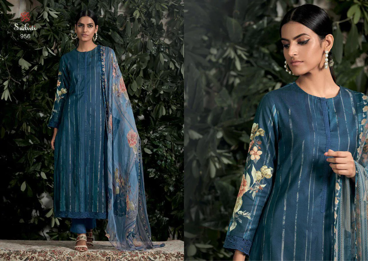 Sahiba Sudriti Presents Sifat Pure Pashmina Printed Fancy designer Salwar Kameez