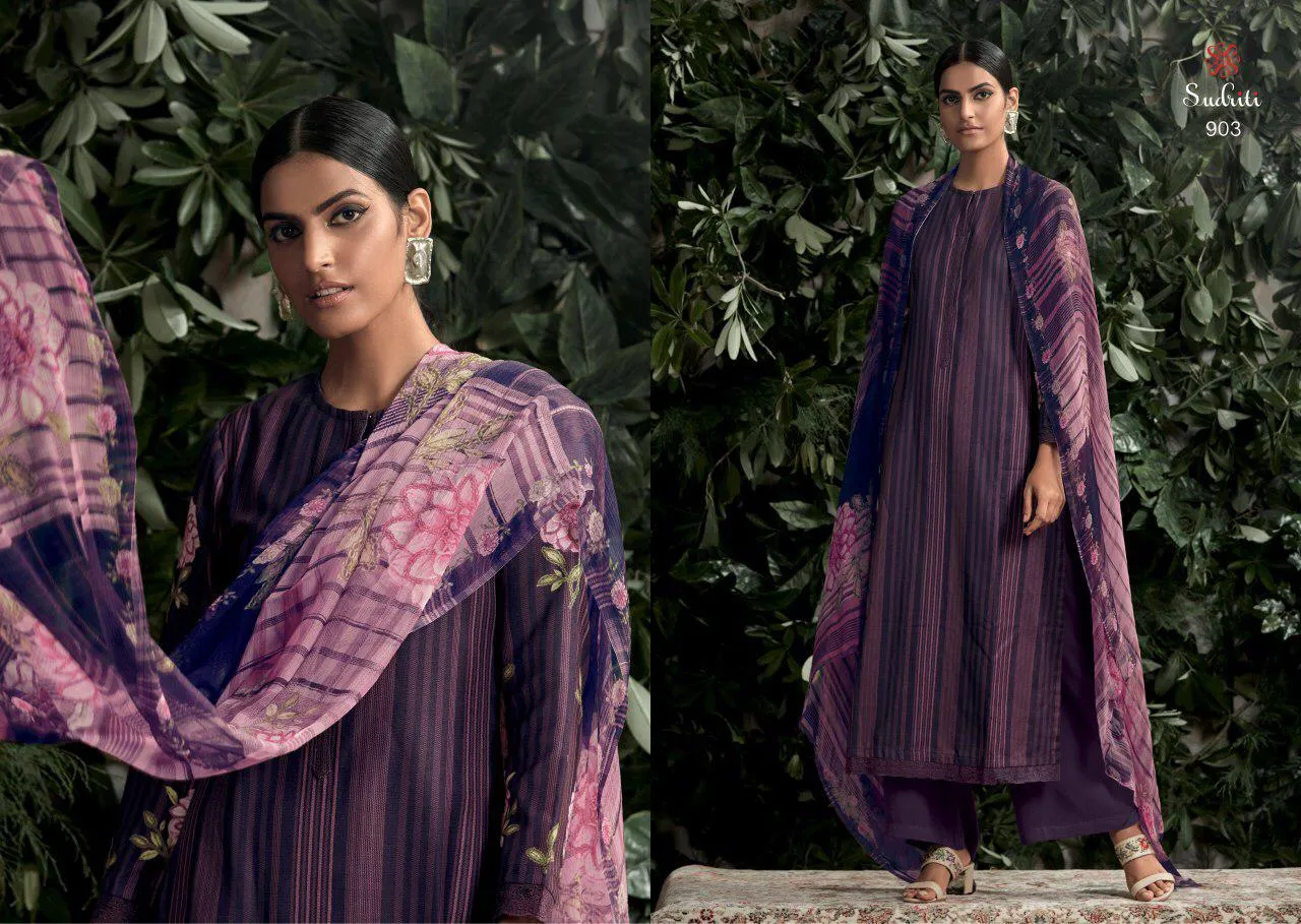 Sahiba Sudriti Presents Sifat Pure Pashmina Printed Fancy designer Salwar Kameez