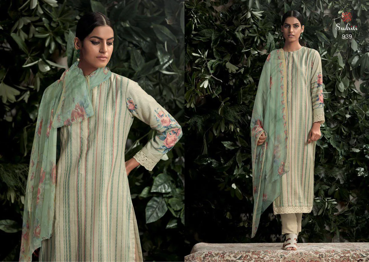 Sahiba Sudriti Presents Sifat Pure Pashmina Printed Fancy designer Salwar Kameez