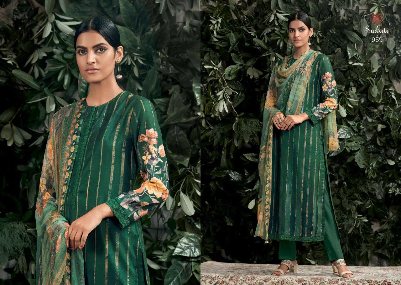 Sahiba Sudriti Presents Sifat Pure Pashmina Printed Fancy designer Salwar Kameez