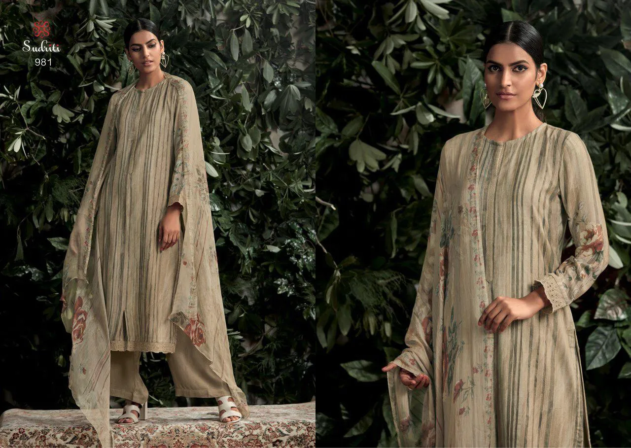 Sahiba Sudriti Presents Sifat Pure Pashmina Printed Fancy designer Salwar Kameez