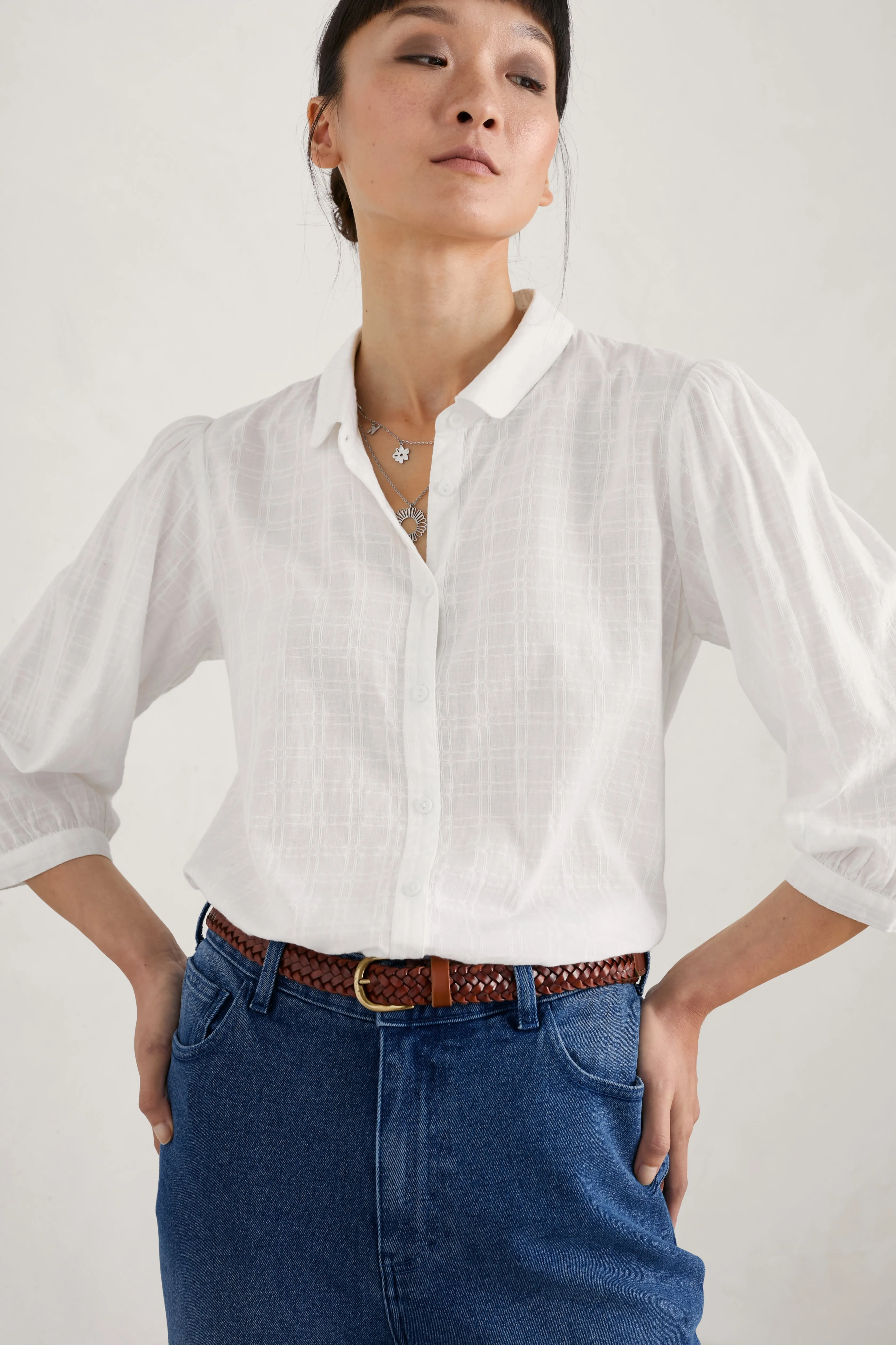 Seasalt Hope Cottage Blouse II - Salt