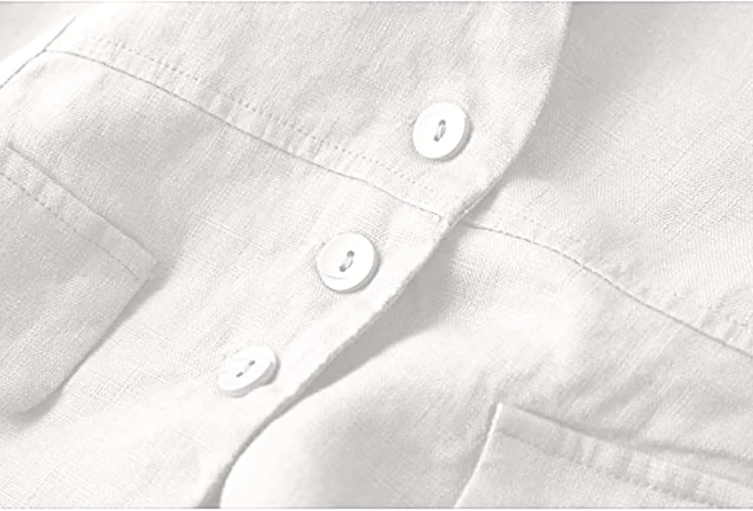 Shiyifa Women's Sleeveless Cotton Linen Vest Button Down V Neck Waistcoat Jacket
