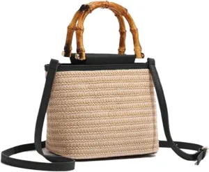 Straw Tote Straw Purses for Women Crossbody Bags Shoulder Bags Handbags Summer Purse Beach Bag Rattan Bag