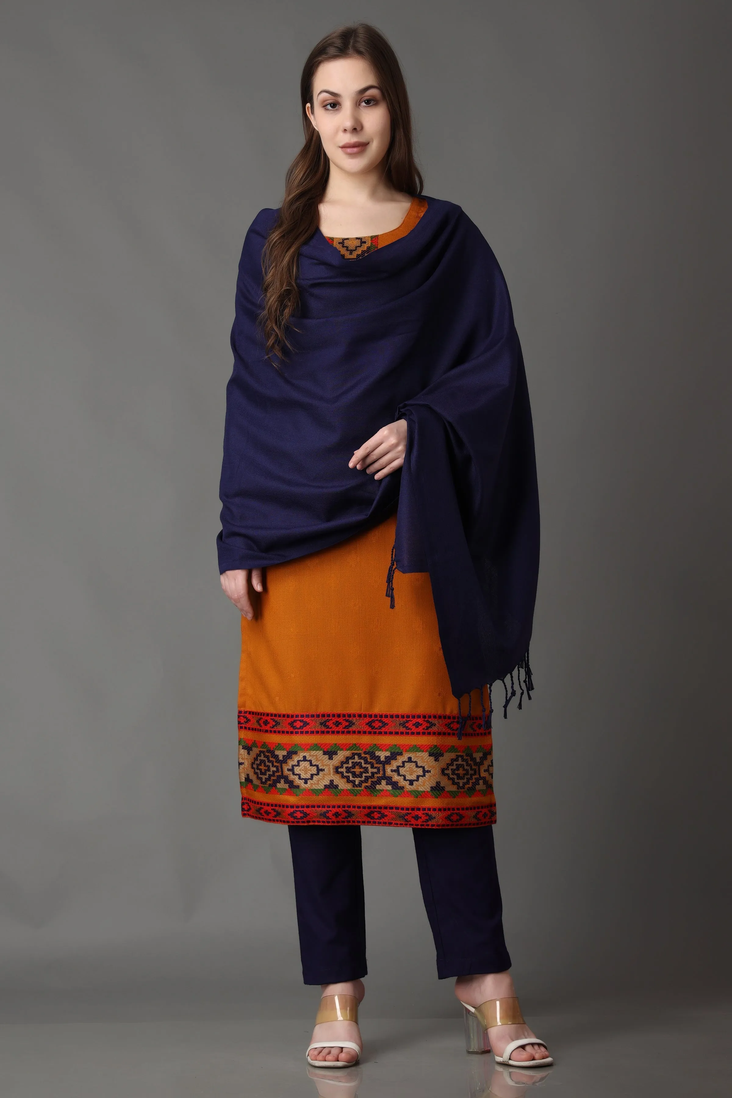 Sunny Afterglow Woollen Kurta Set