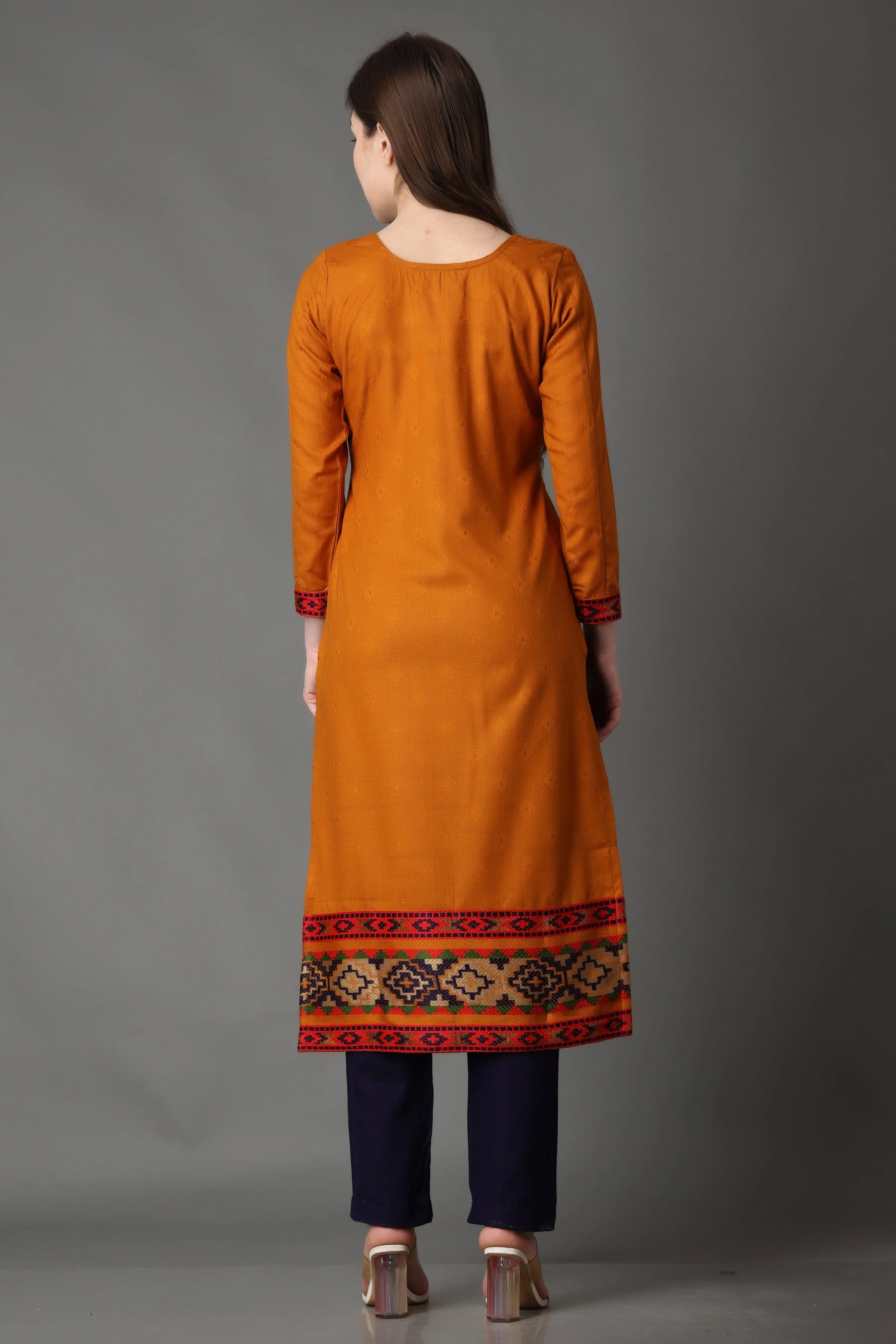 Sunny Afterglow Woollen Kurta Set