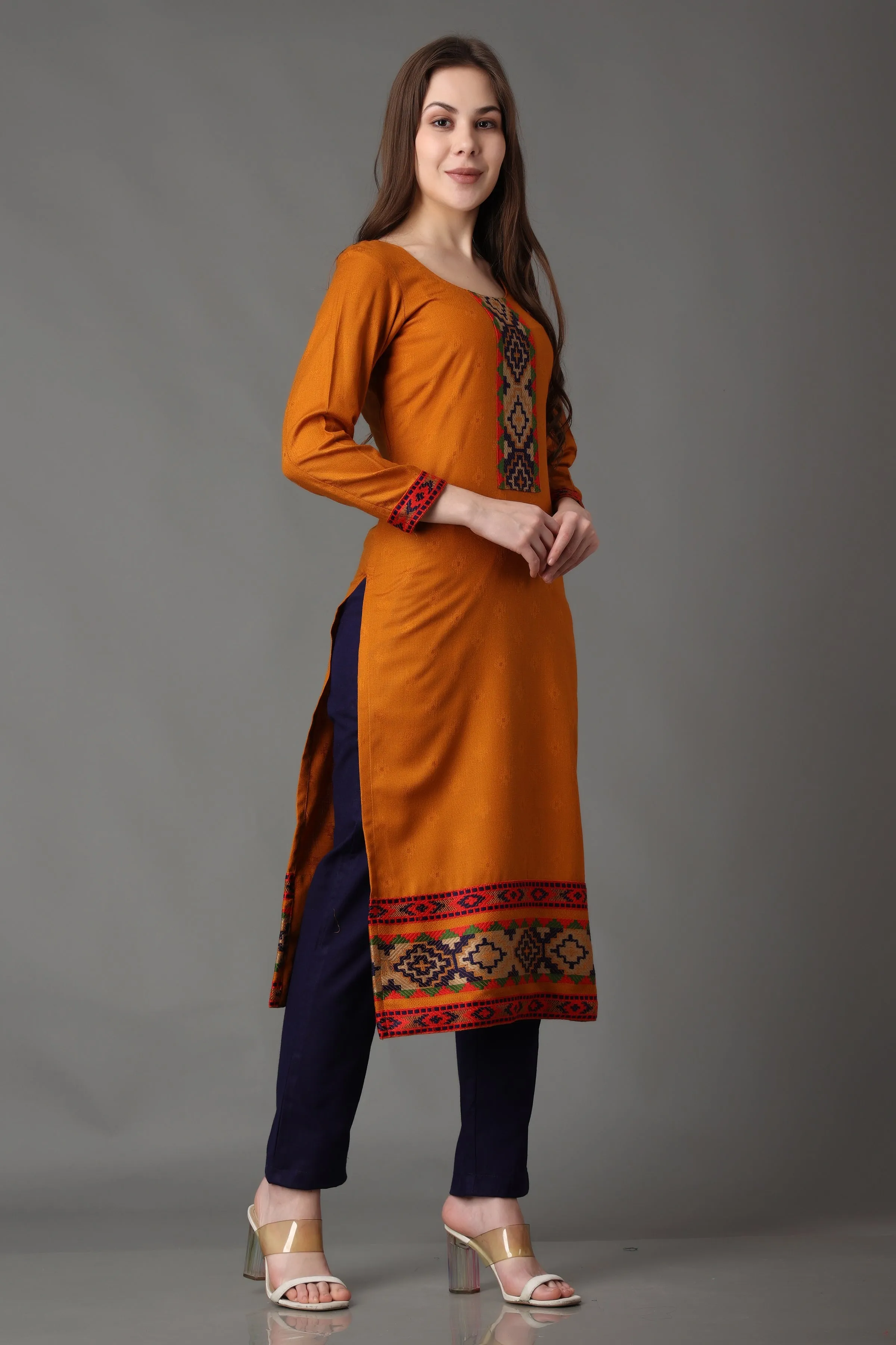 Sunny Afterglow Woollen Kurta Set