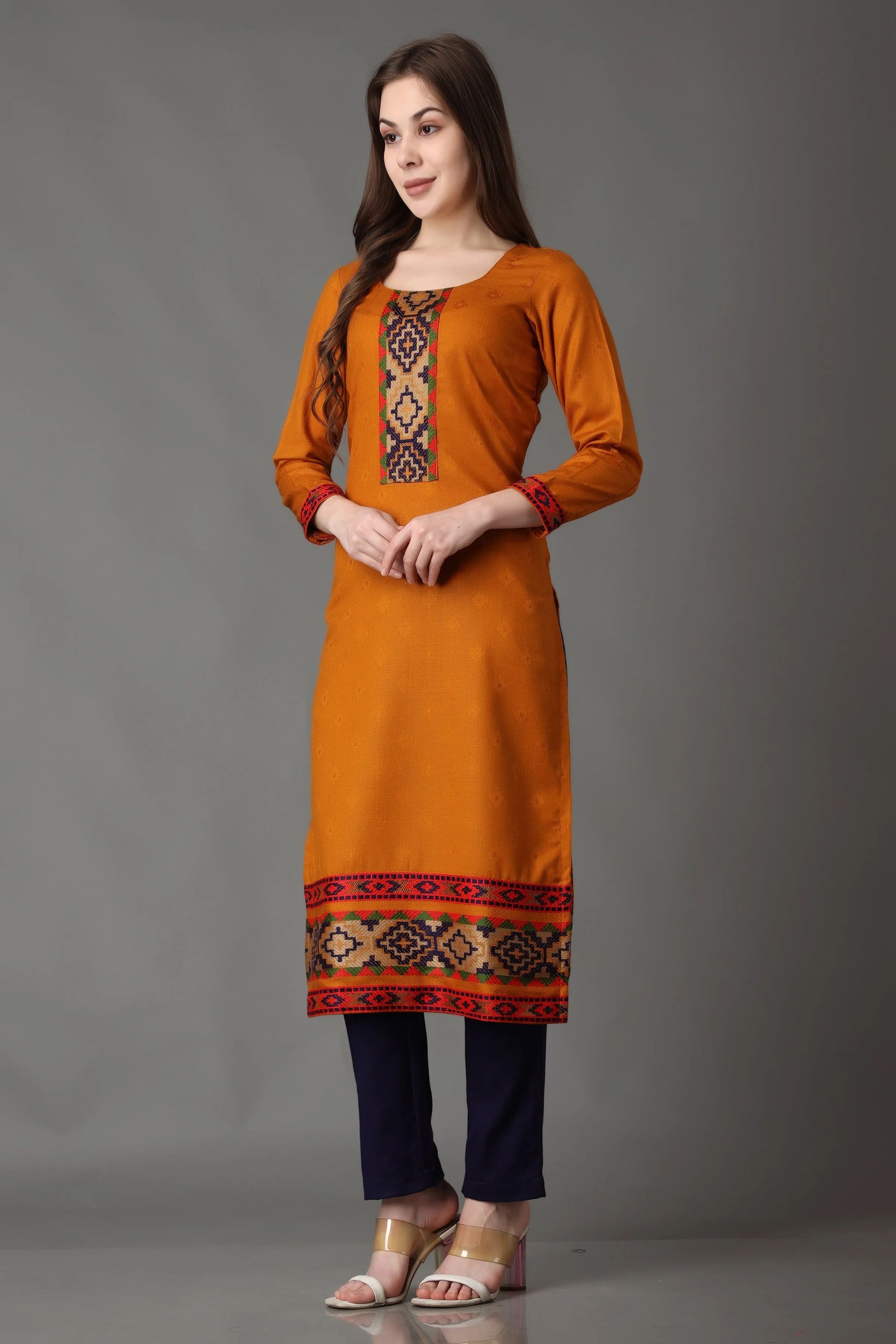 Sunny Afterglow Woollen Kurta Set